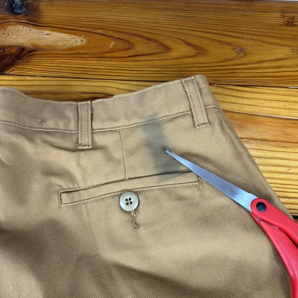 Cabelas Beige Brown Dry Plus Upland Brush Guard Outdoor Utility Pants 40X31 FLAW